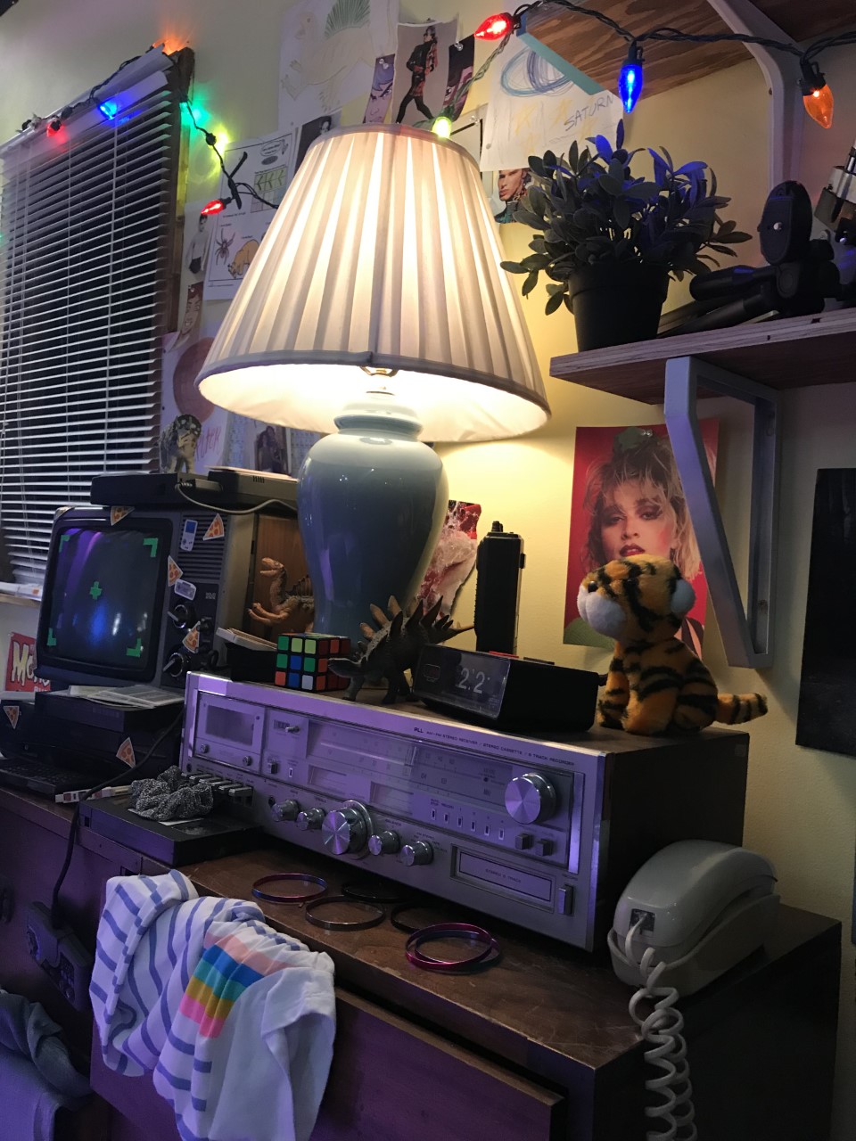  <br>80's girl's bedroom, set built on sound stage